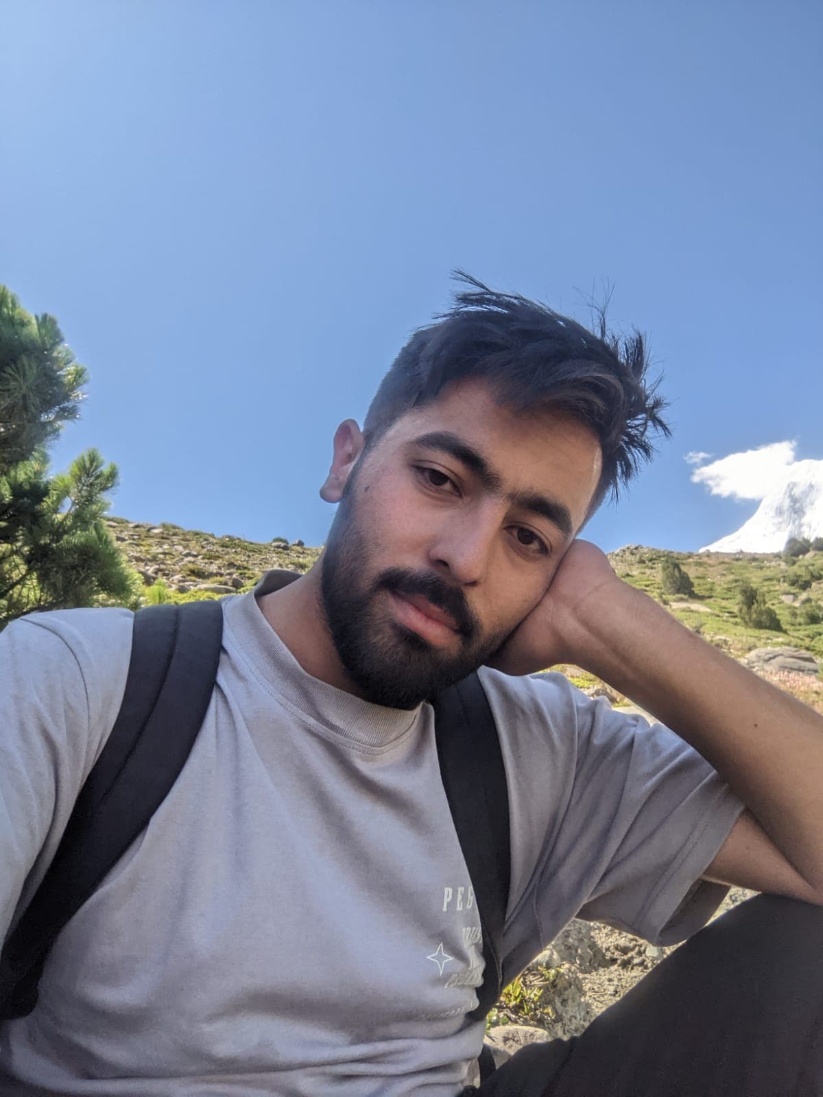 Ghufran Barcha in the mountains of Hunza Valley